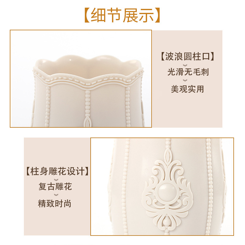 Retro - Carved Manicure Tool O – Pen Holder Organizer recenzja i cena