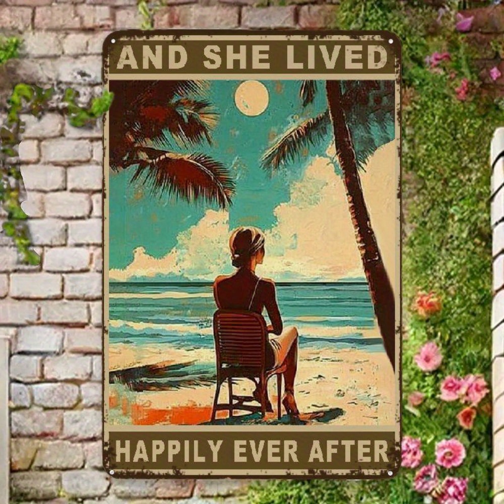 Retro beach metal logo - 