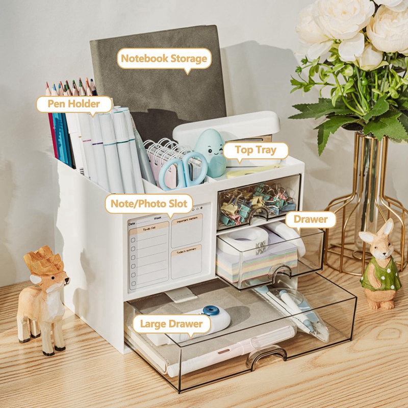 Desk Organizer with 3 Drawer,M – Pen Holder Organizer recenzja i cena