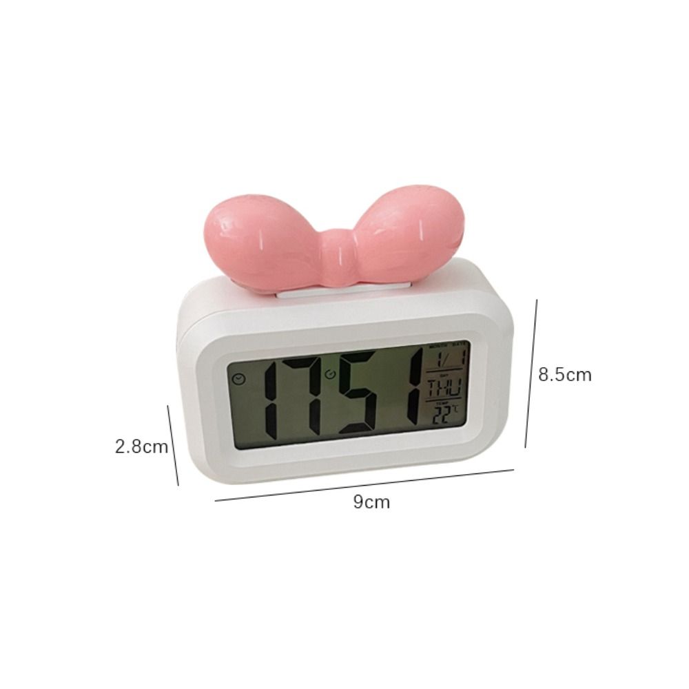 Cute Bowknot LED Digital Clock – Led Desk Clock recenzja i cena