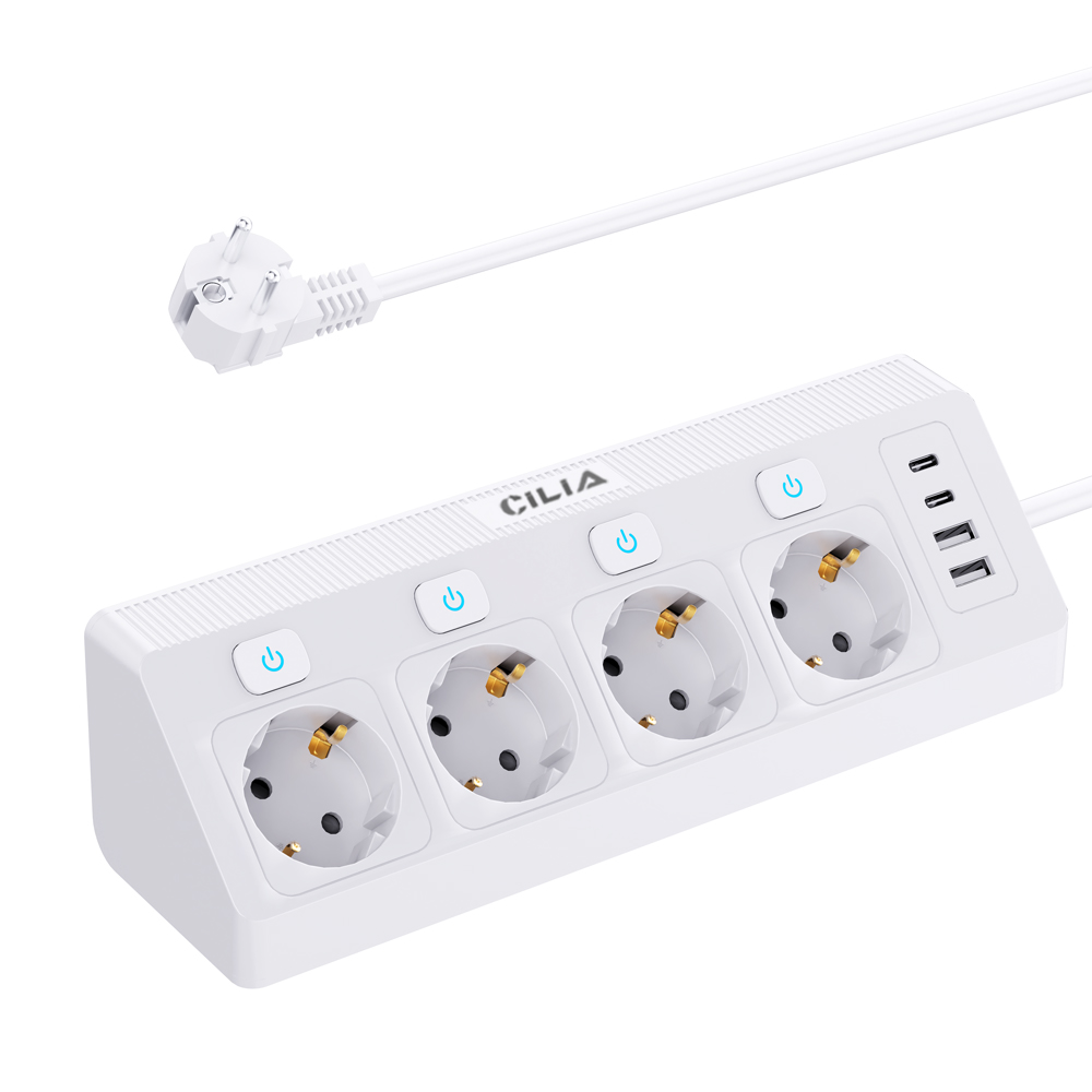 EU Plug Power Strip with 4 Soc – Power Strip Desk recenzja i cena