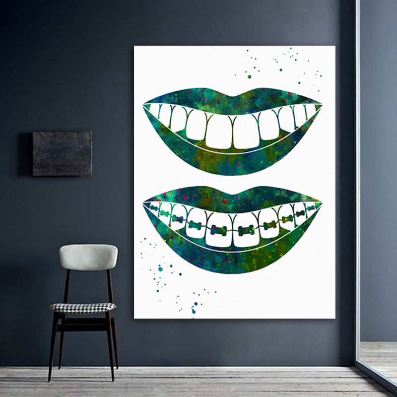 Laugh Teeth Print Surgical Ins – Home Office York recenzja i cena