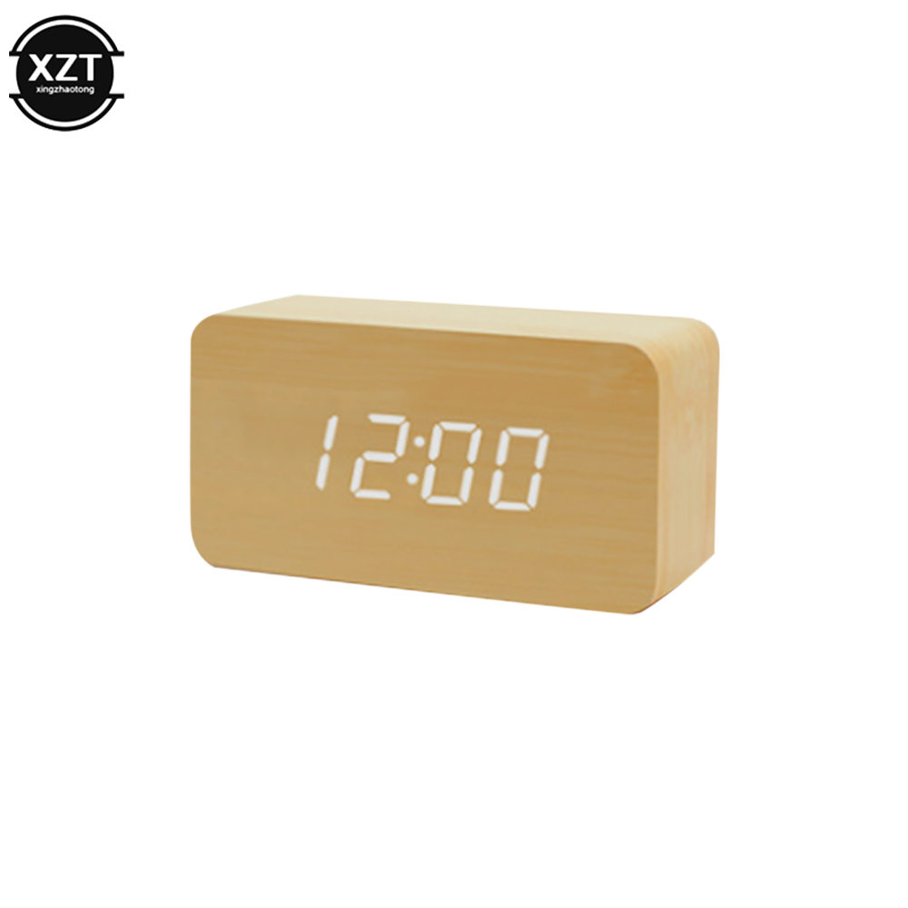 Fashion Alarm Clock LED Wooden – Led Desk Clock recenzja i cena
