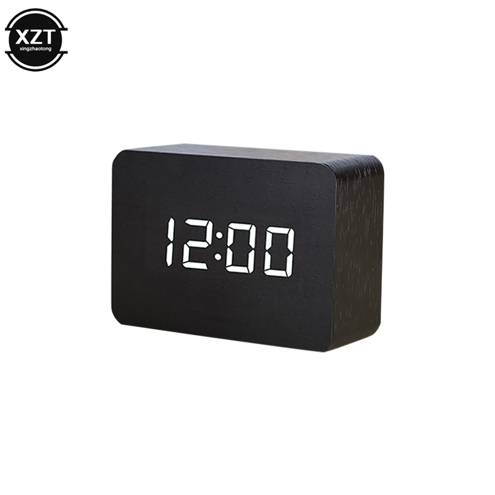 Fashion Alarm Clock LED Wooden – Led Desk Clock recenzja i cena
