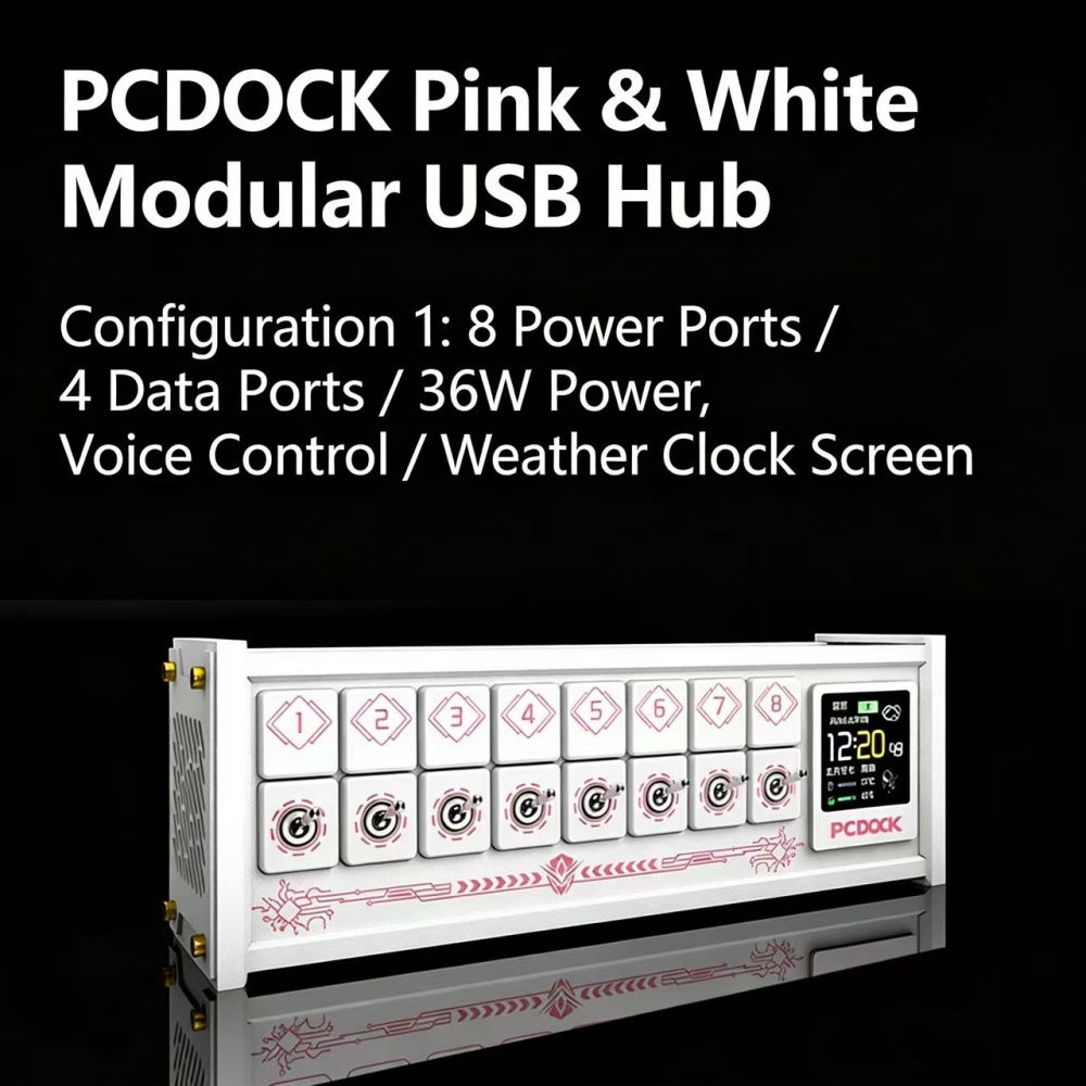 PCDOCK Block USB Desktop Power – Power Strip Desk recenzja i cena