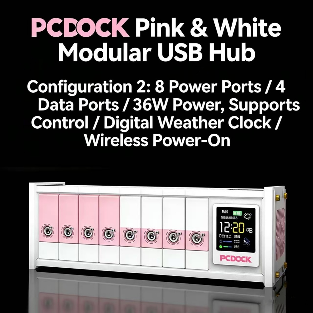 PCDOCK Block USB Desktop Power – Power Strip Desk recenzja i cena