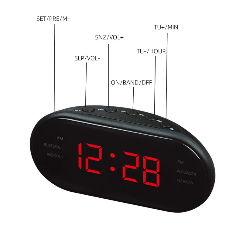 Car Electronic LED Clock Deskt – Led Desk Clock recenzja i cena