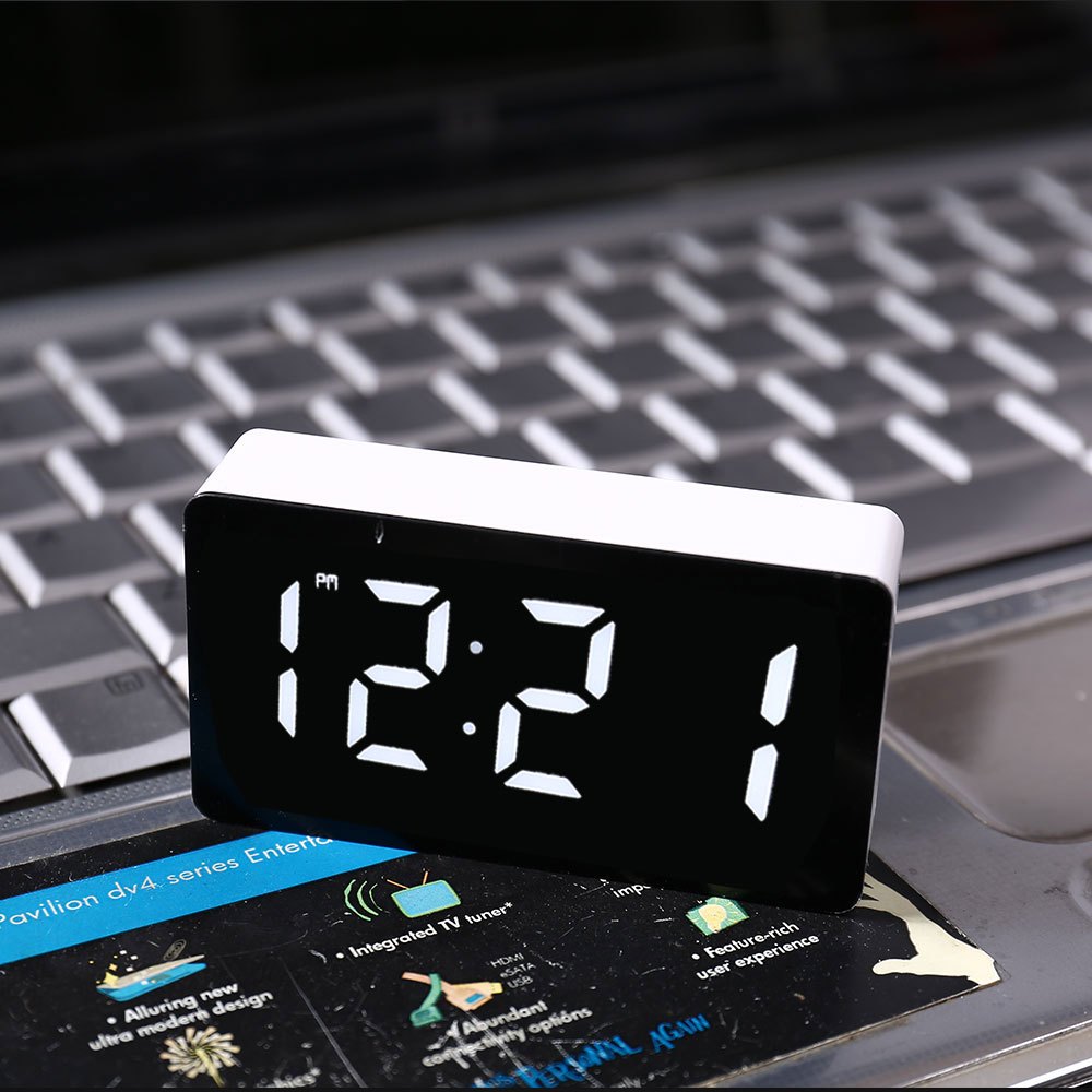 LED Electronic Watch Mirror Al – Led Desk Clock recenzja i cena