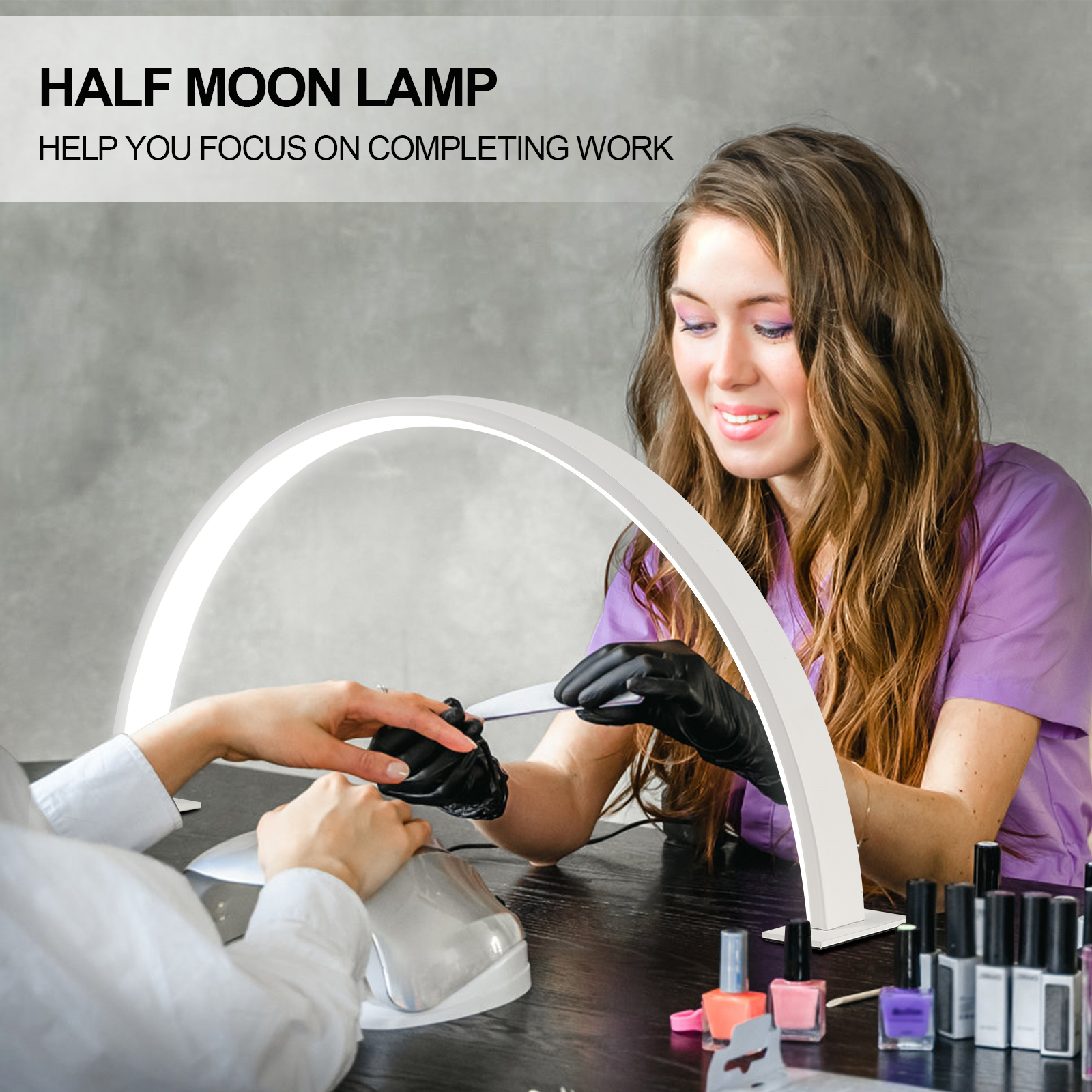 Half moon U-shaped nail lamp h – Home Office Setup recenzja i cena