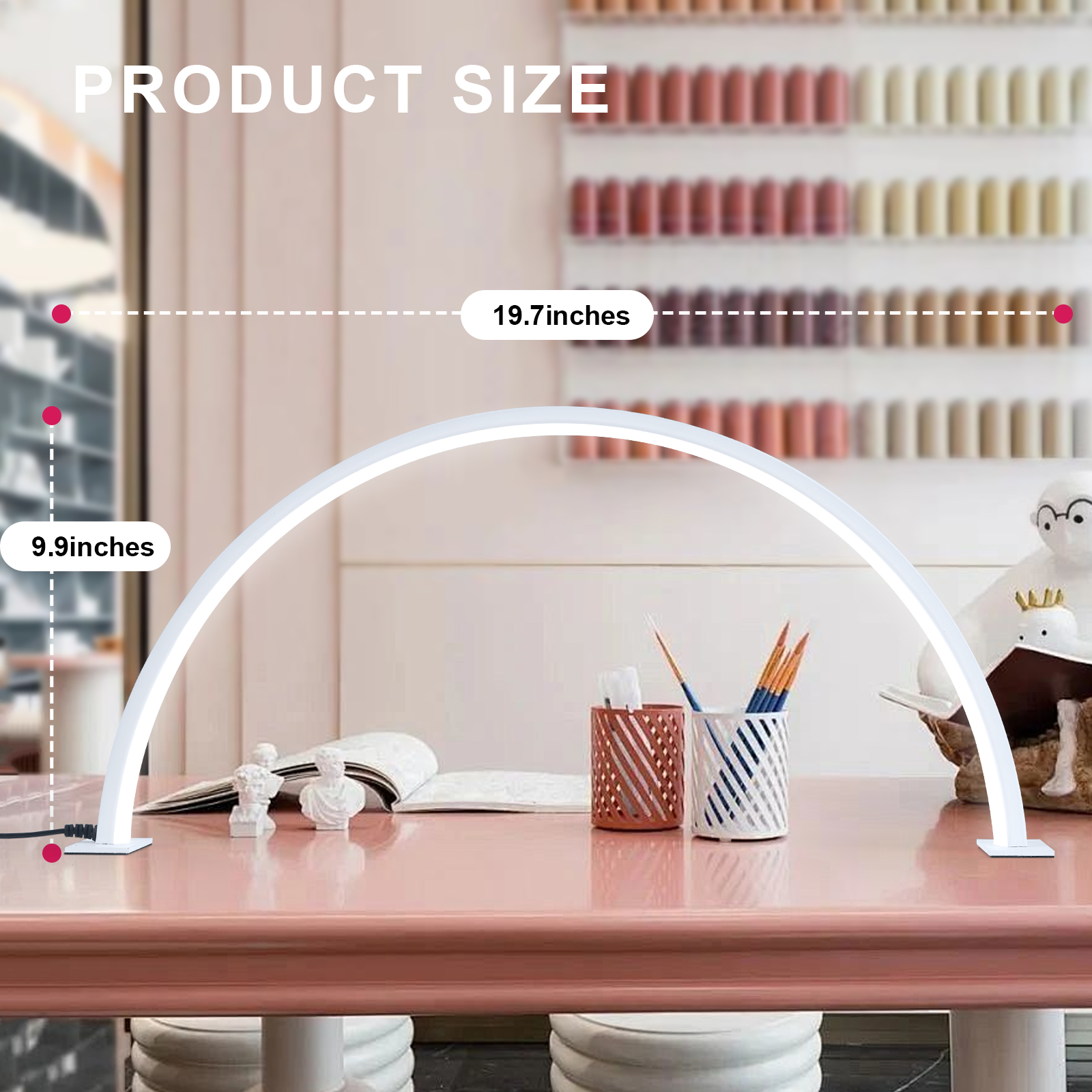 Half moon U-shaped nail lamp h – Home Office Setup recenzja i cena