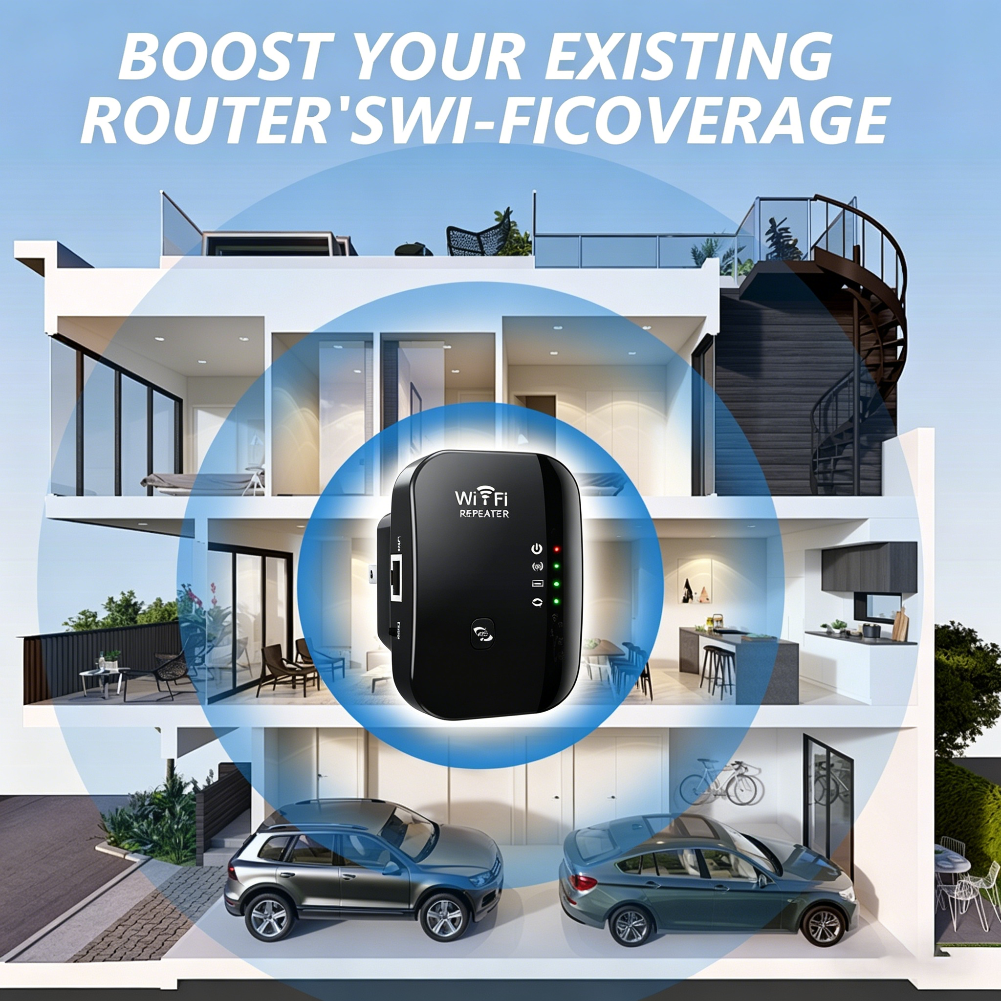Wireless 300M 2.4GHz WiFi Rang – Home Office Setup recenzja i cena