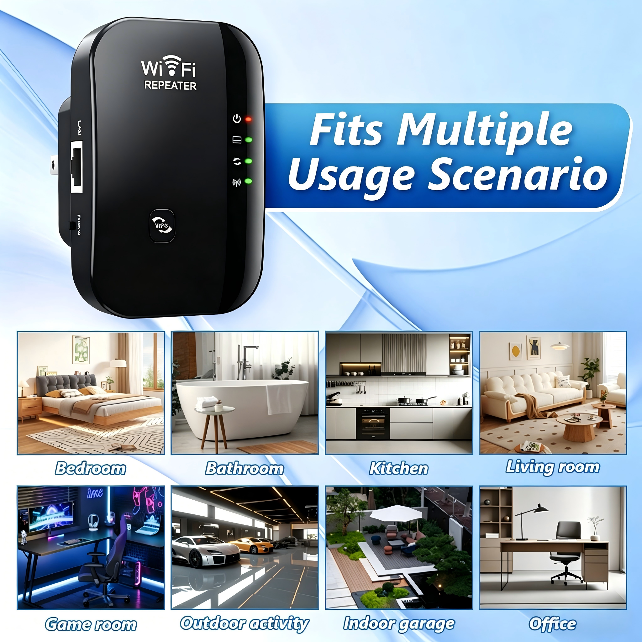 Wireless 300M 2.4GHz WiFi Rang – Home Office Setup recenzja i cena