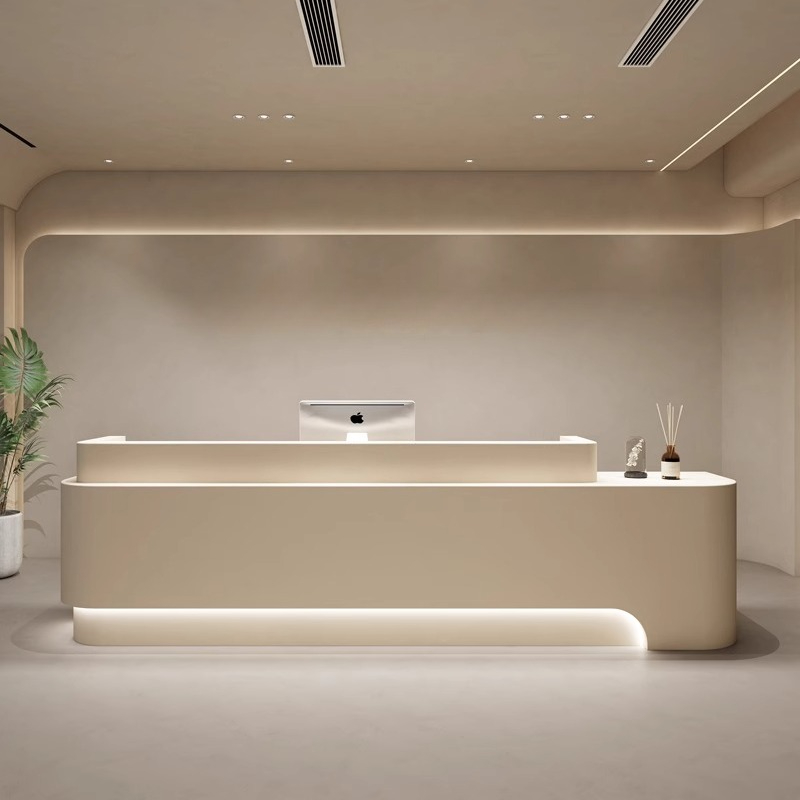 Luxury White Reception Desks M – Home Office Tienda recenzja i cena