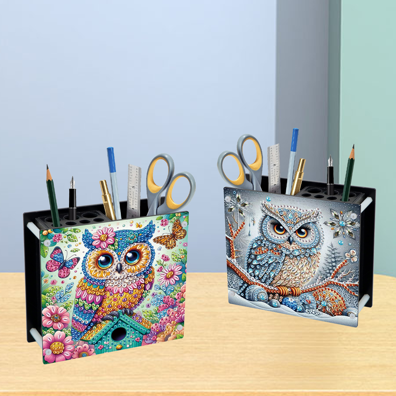 2Pcs Pen Holder Diamond Art Pa – Pen Holder Organizer recenzja i cena