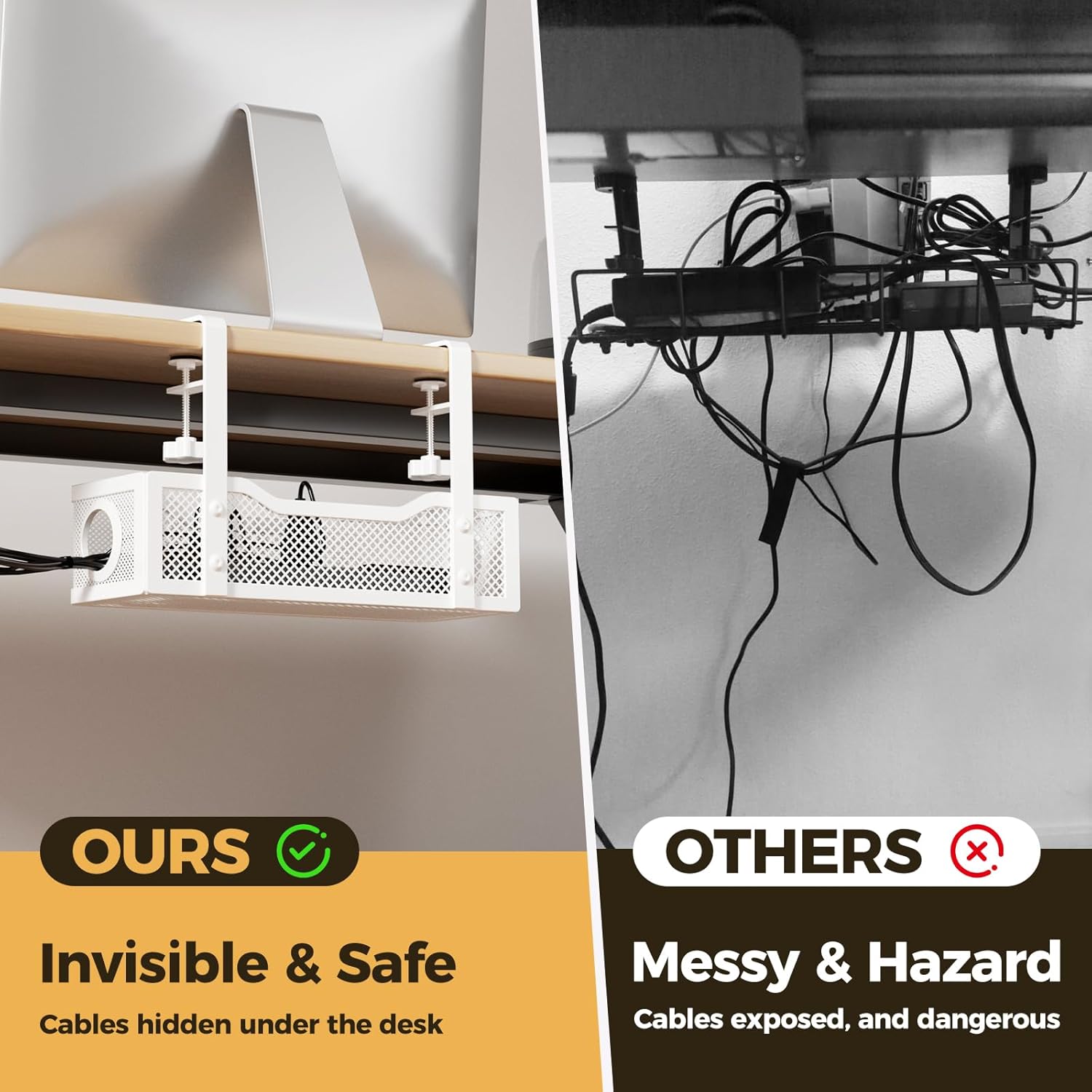 Under Desk Cable Management Tr – Home Office Organization recenzja i cena