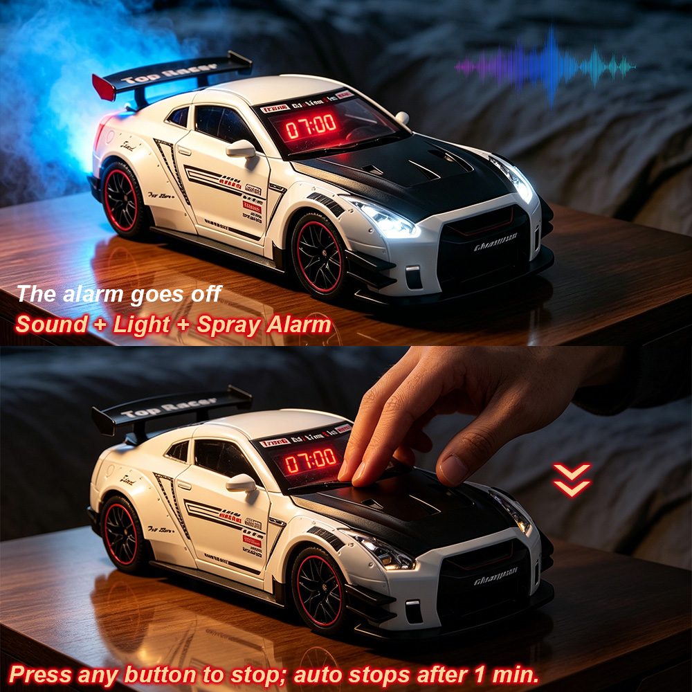 1Set Remote Control HyperCar A – Led Desk Clock recenzja i cena