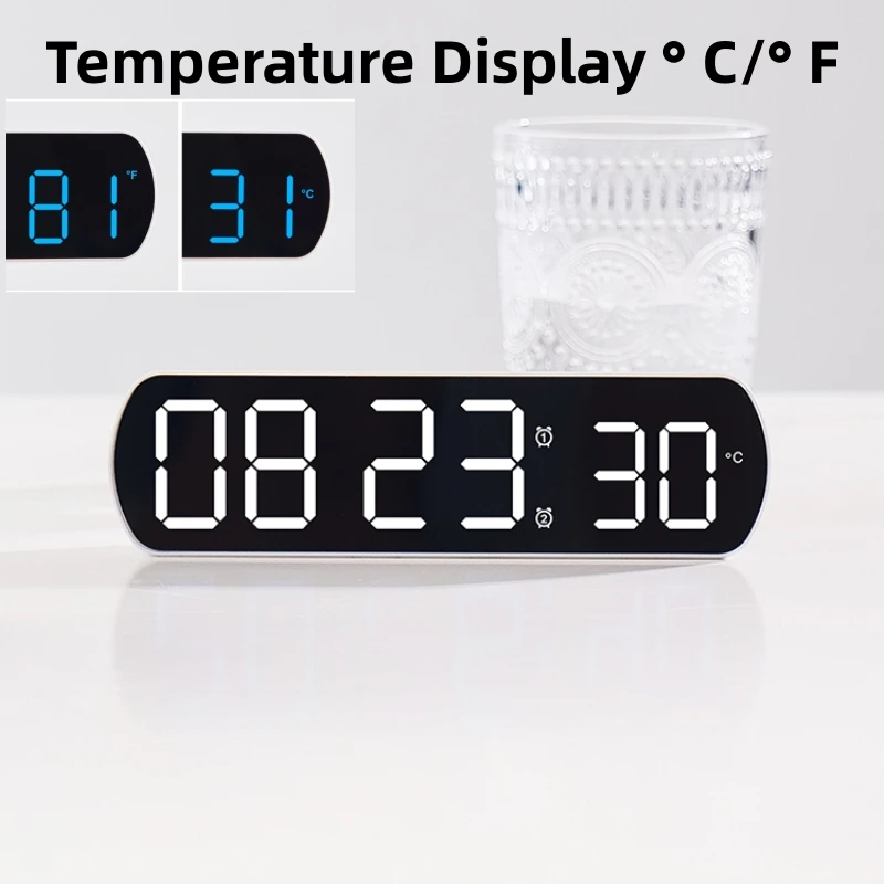 Voice Control Digital Alarm Ti – Led Desk Clock recenzja i cena
