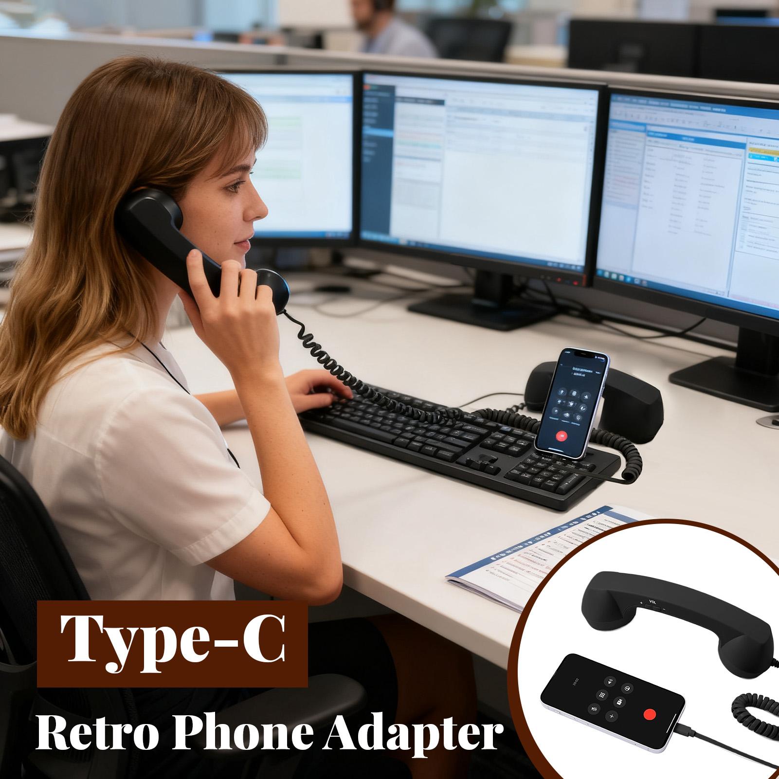 Type-C Retro Phone Adapter Lan – Home Office Setup recenzja i cena