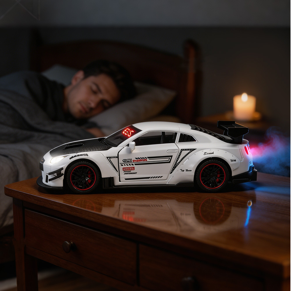 1PCS Rechargeable Hypercar Mod – Led Desk Clock recenzja i cena