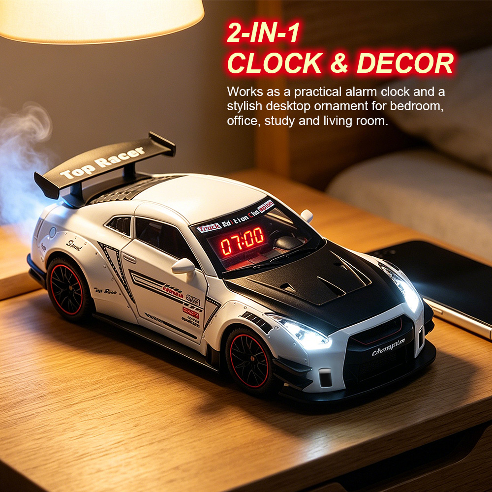 1PCS Rechargeable Hypercar Mod – Led Desk Clock recenzja i cena