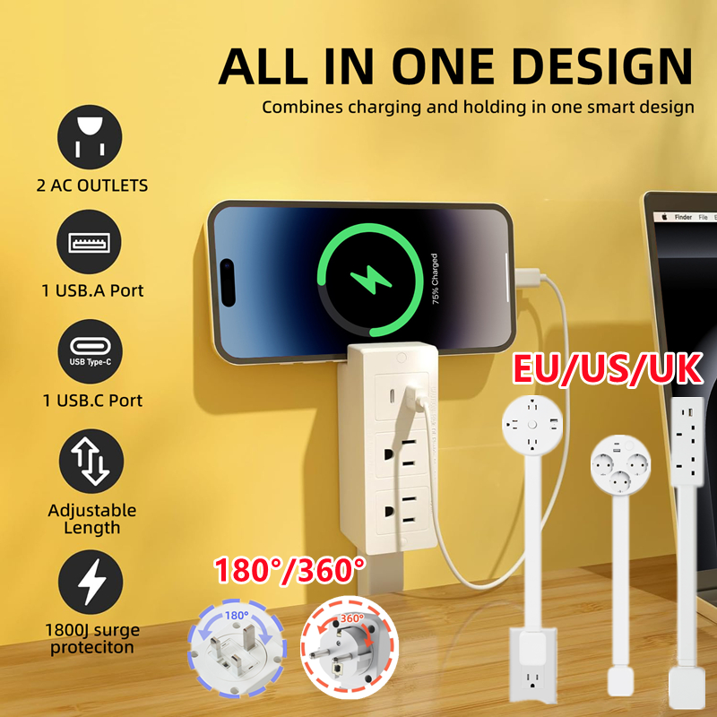 Retractable Socket Rotates Ele – Power Strip Desk recenzja i cena