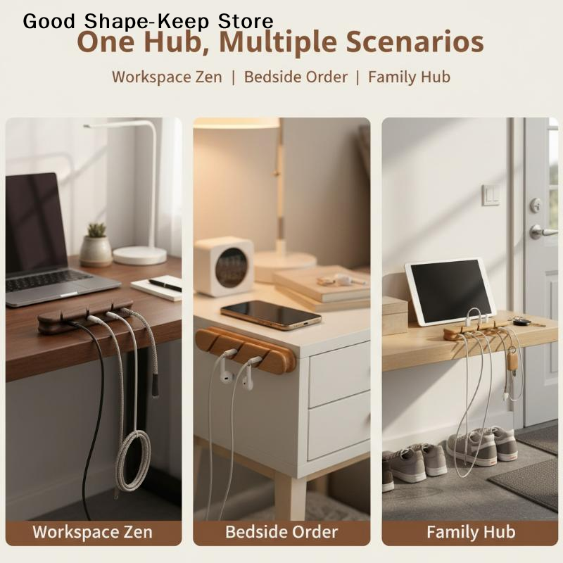 dailySolid Wood Cable Organize – Home Office Organization recenzja i cena