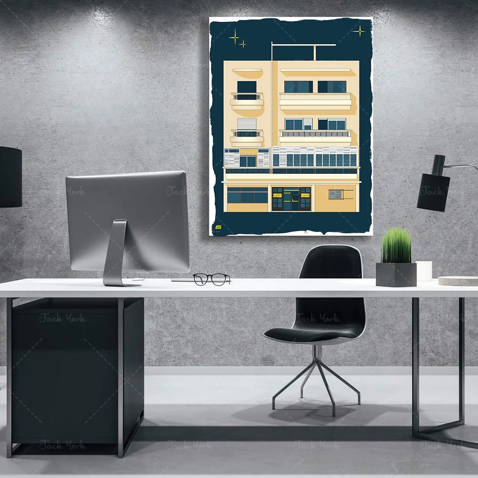 Bauhaus Tel Aviv Print Modern  – Home Office York recenzja i cena