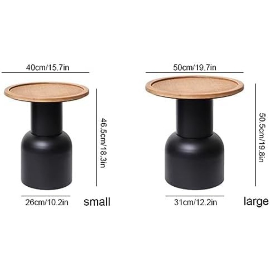 Round End Table, Industrial Ir – Home Office Industrial Style recenzja i cena