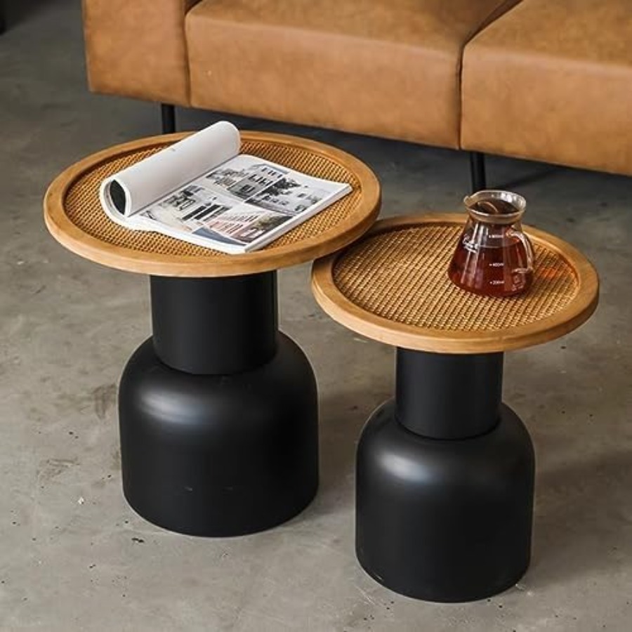 Round End Table, Industrial Ir – Home Office Industrial Style recenzja i cena