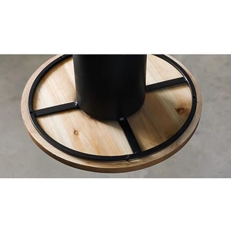 Round End Table, Industrial Ir – Home Office Industrial Style recenzja i cena
