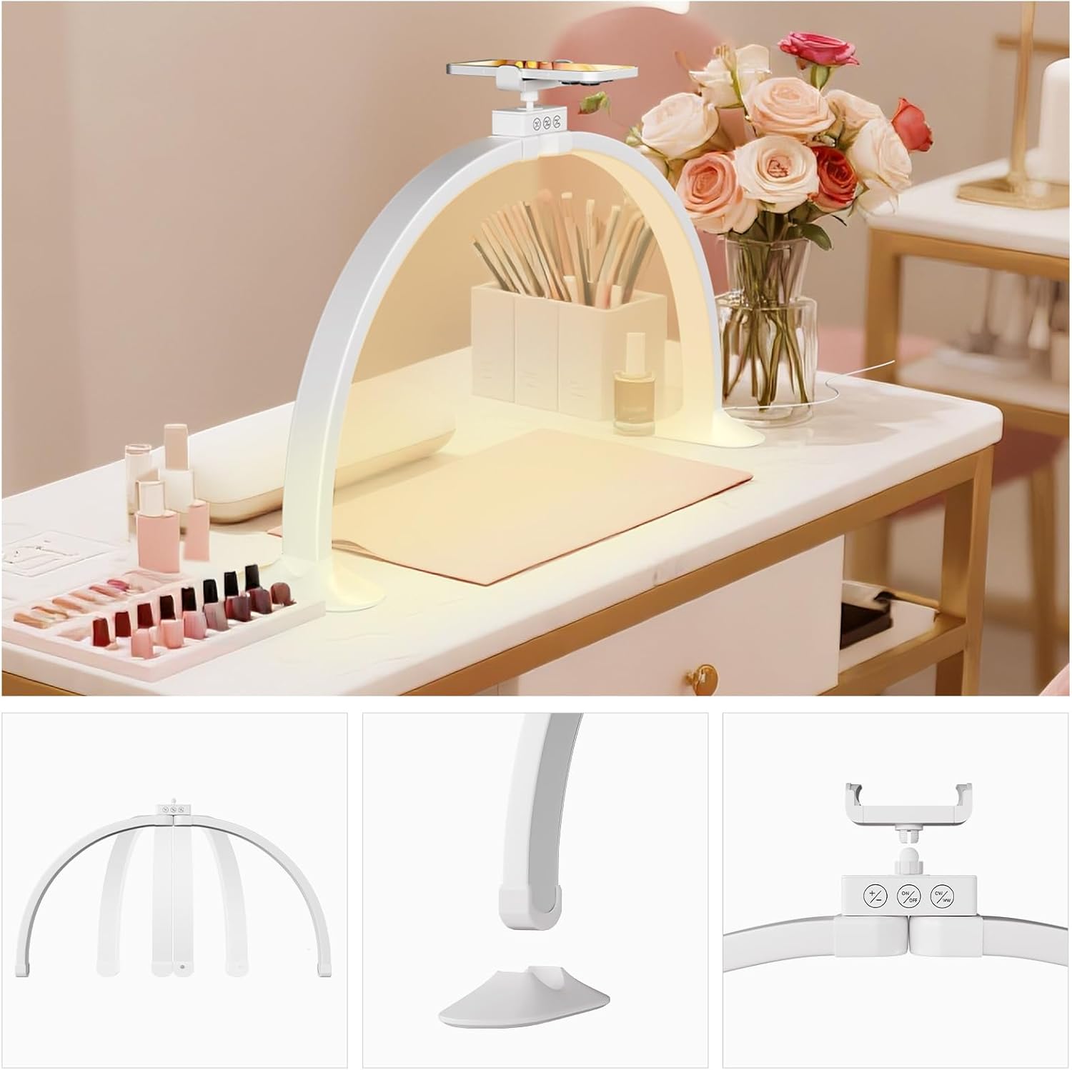 Half Moon Light U-Shaped Nail  – Home Office Setup recenzja i cena