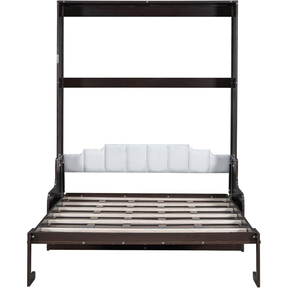 Queen Size Wooden Murphy Bed w – Home Office With Sofa recenzja i cena