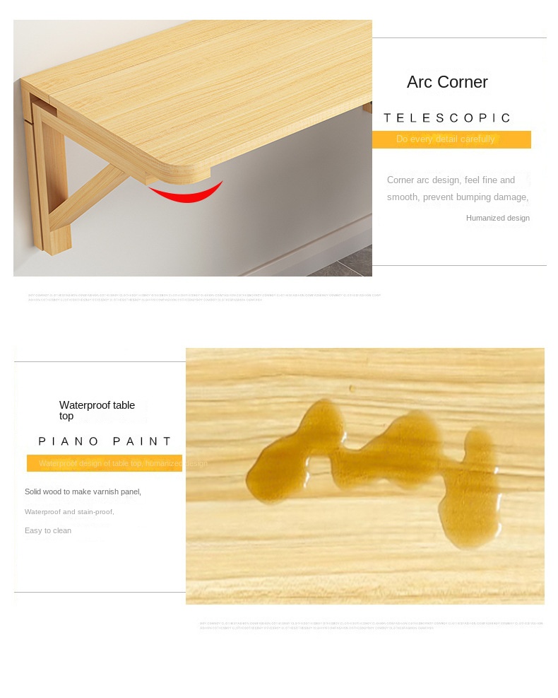 Solid wood Folding wall desk S – Home Office Ikea recenzja i cena