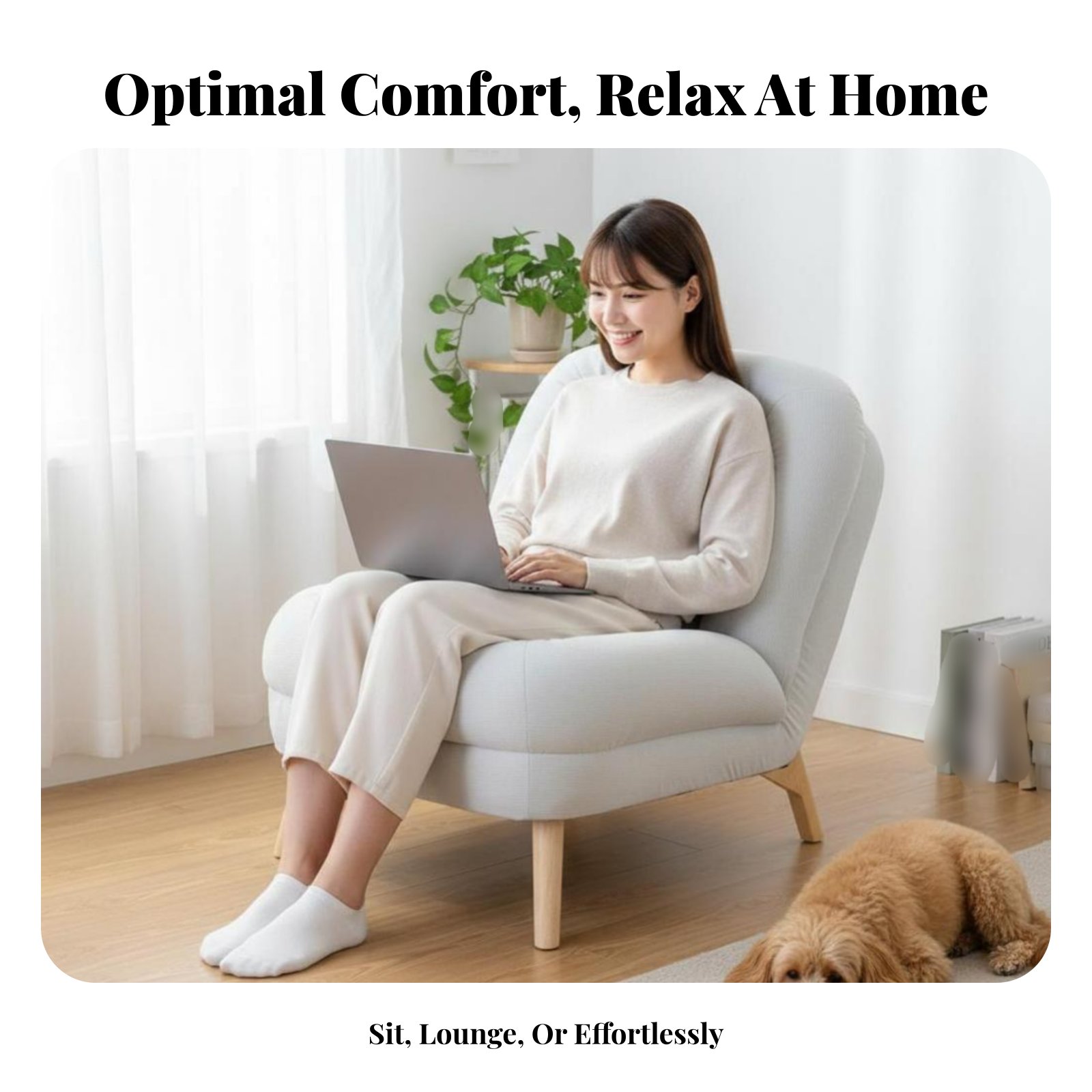Plush Cocoon Chair Soft and Co – Home Office With Sofa recenzja i cena